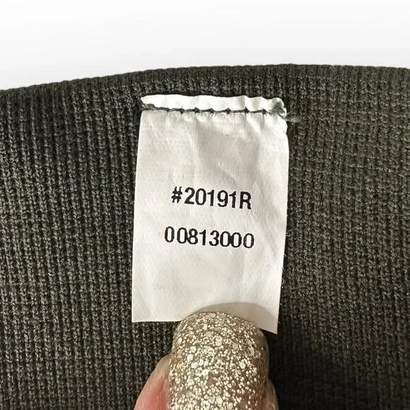 Spanx Women's Look At Me Now Seamless Side Zip Leggings M Olive Green Zip Leg - Picture 4 of 8